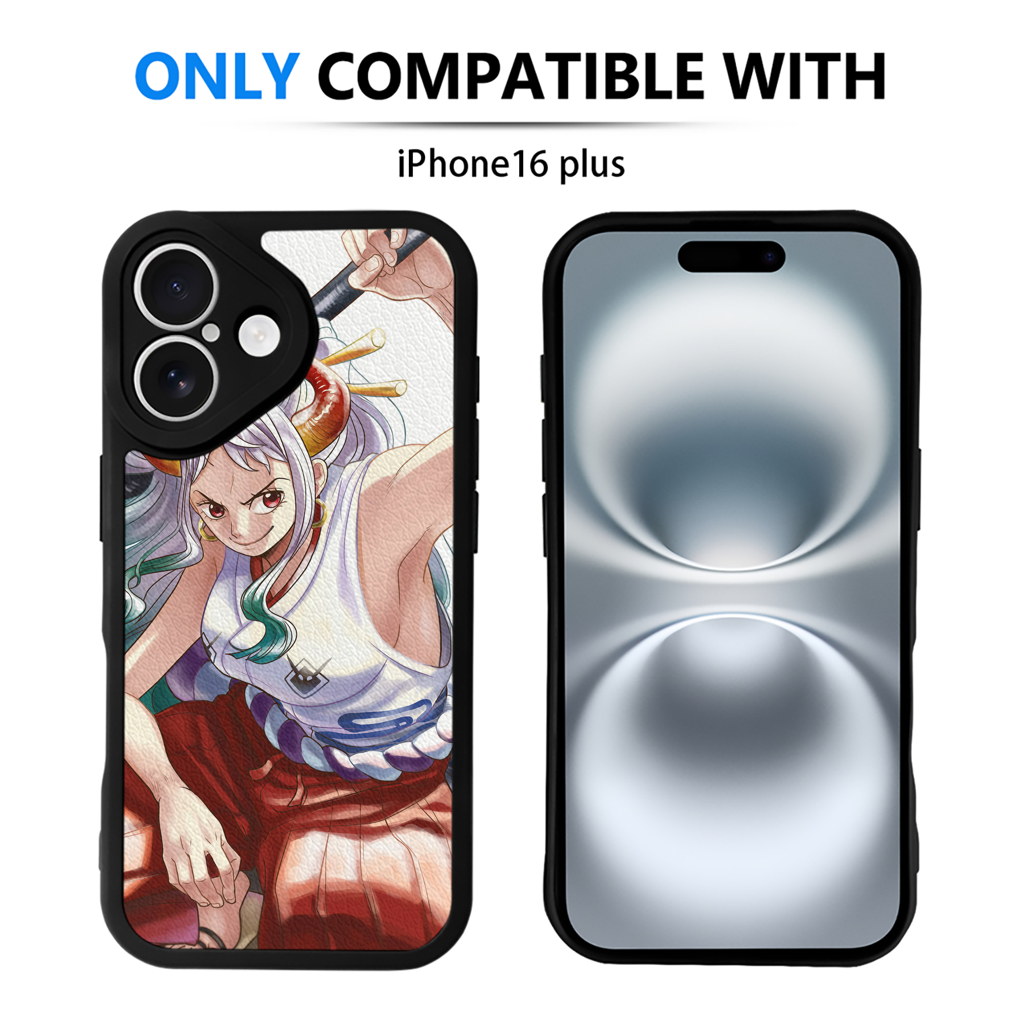 （画像用） ワンピース ONE PIECE 【iPhone 16シリーズ対応】シリコンスマホケース（レザー調） 材質：シリコン